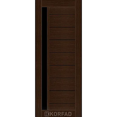 Міжкімнатні МДФ накладка на двері NO-04 BLK Korfad ПВХ плівка-1