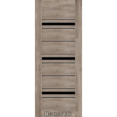 Межкомнатные МДФ накладка на двери NO-05 BLK Korfad ПВХ плёнка-0