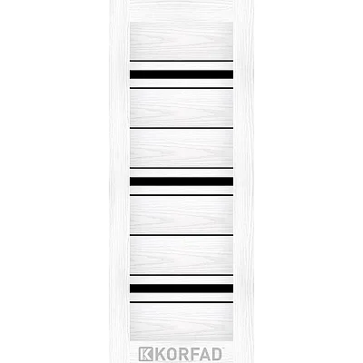 Межкомнатные МДФ накладка на двери NO-05 BLK Korfad ПВХ плёнка-7