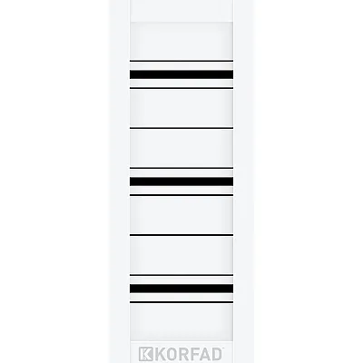 Межкомнатные МДФ накладка на двери NO-05 BLK Korfad ПВХ плёнка-8