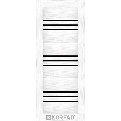Межкомнатные МДФ накладка на двери NO-06 BLK Korfad ПВХ плёнка-3