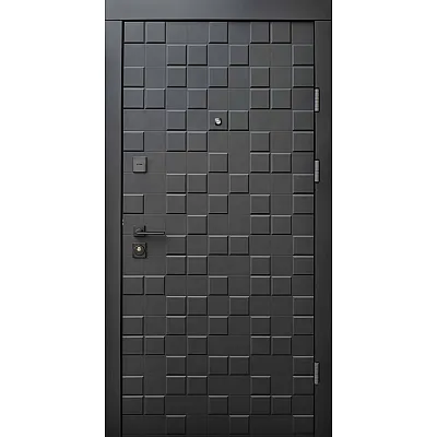 Вхідні Двері Онтаріо софт чорний Qdoors-0