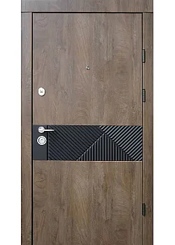 Двери Сопрано-М спил дерева коньячный Qdoors