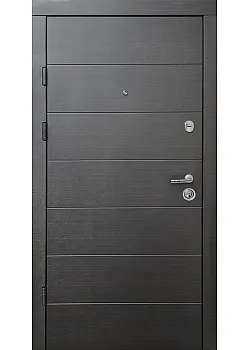 Двери Премиум Горизонталь венге темный горизонталь Qdoors