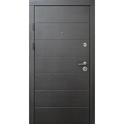 Вхідні Двері Преміум Горизонталь венге темний горизонталь Qdoors-0
