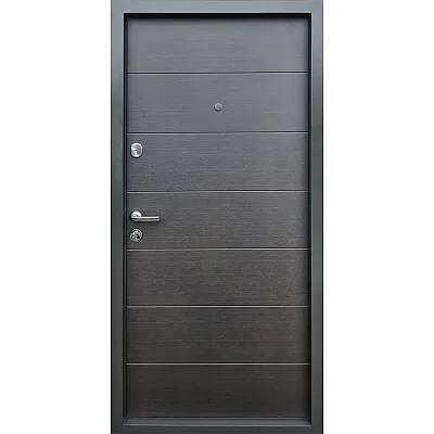 Вхідні Двері Преміум Горизонталь венге темний горизонталь Qdoors-1