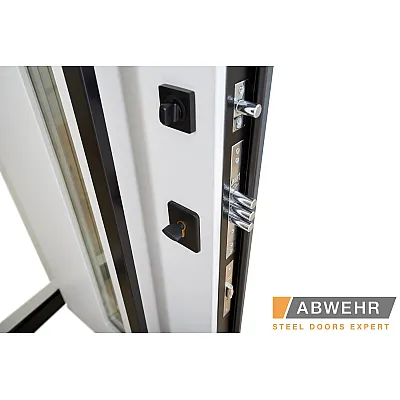 Вхідні Двері Cotage1 (KT1 з терморозривом) 496 UFO BLACK RAL 7016 Abwehr-7