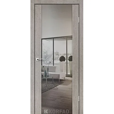 Міжкімнатні Двері SR-01 дзеркало срібло Korfad-9