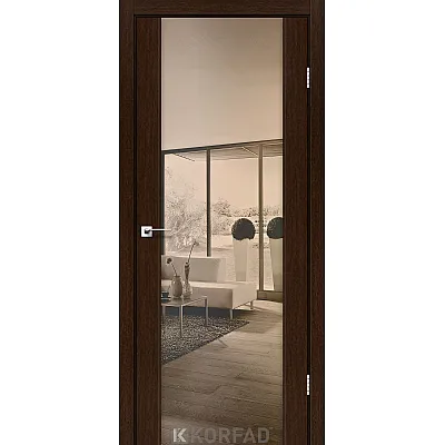 Межкомнатные Двери SR-01 зеркало бронза Korfad ПВХ плёнка-3