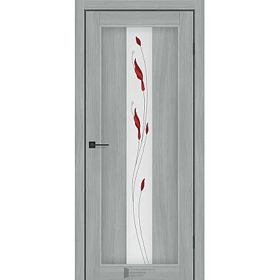 Межкомнатные Двери Soft Цветок KFD ПВХ плёнка-3