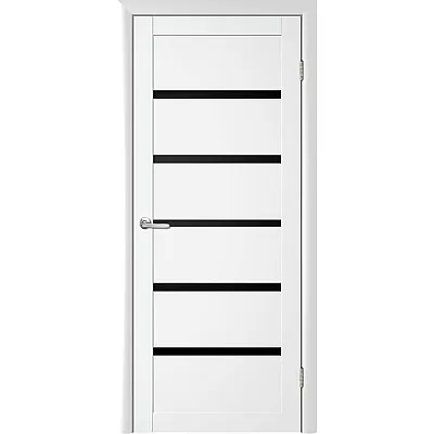 Міжкімнатні Двері Відень BLK Luxdoors ПВХ плівка-0