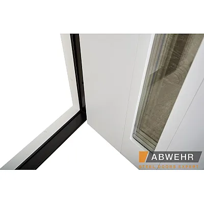 Вхідні Двері Cotage1 (KT1 з терморозривом) 496 UFO BLACK RAL 7016 Abwehr-10