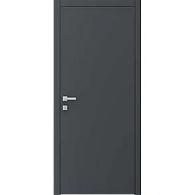 Межкомнатные Двери A1 графит "DVERIPRO" Краска-0