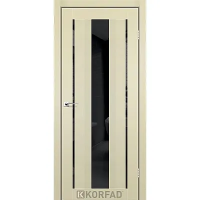 Межкомнатные Двери AL-02 BLK Super PET Korfad ПВХ плёнка-0