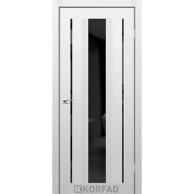 Межкомнатные Двери AL-02 BLK Super PET Korfad ПВХ плёнка-4