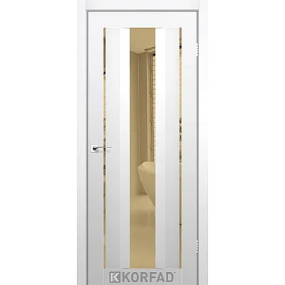 Межкомнатные Двери AL-02 бронза Super PET Korfad ПВХ плёнка-2