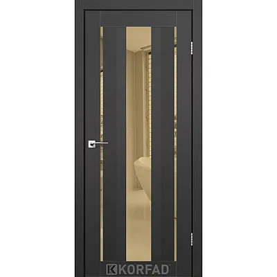 Межкомнатные Двери AL-02 бронза Super PET Korfad ПВХ плёнка-4