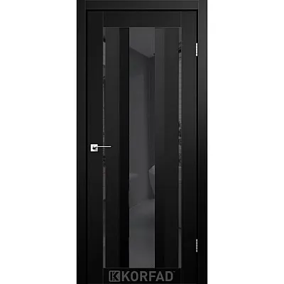Міжкімнатні Двері AL-02 графіт BLK Super PET Korfad ПВХ плівка-4