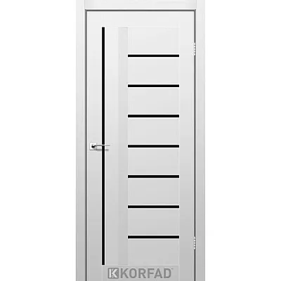 Межкомнатные Двери AL-03 BLK Super PET Korfad ПВХ плёнка-0