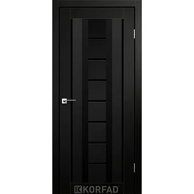 Межкомнатные Двери AL-04 BLK Super PET Korfad ПВХ плёнка-0