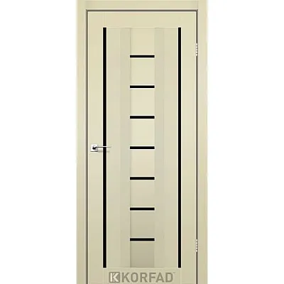 Межкомнатные Двери AL-04 BLK Super PET Korfad ПВХ плёнка-1