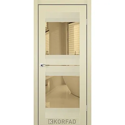 Межкомнатные Двери AL-07 бронза Super PET Korfad ПВХ плёнка-0