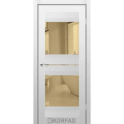 Межкомнатные Двери AL-07 бронза Super PET Korfad ПВХ плёнка-2