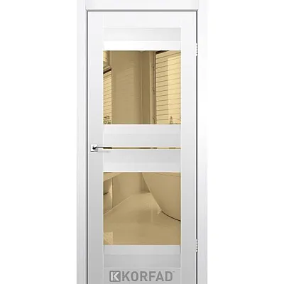 Межкомнатные Двери AL-07 бронза Super PET Korfad ПВХ плёнка-4