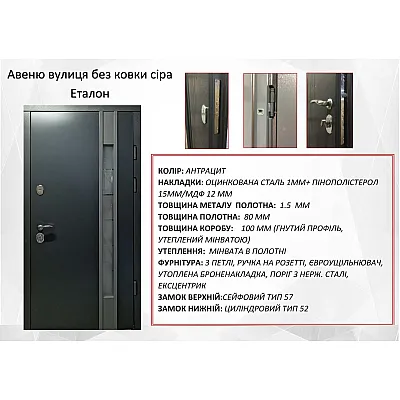 Входные Двери Авеню Vinorit без ковки Redfort-5