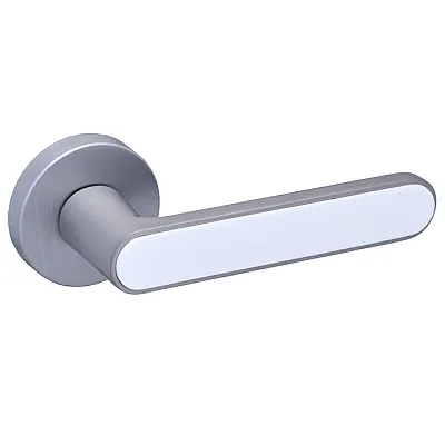 Ручки на розетах Gavroche BARIUM Ba - Z28 MSCB/White-0