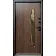 Входные Двери Стронг Браун Ral 8019 песок/дуб темный Vinorit "Qdoors"-2-thumb
