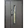 Входные Двери Стронг Браун 1200 Ral 8019 песок/дуб темный Vinorit "Qdoors"-2-thumb