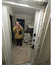 Вхідні Двері Термоультра (квадро) Securemme 546/607 Роксі антрацит/Біла шагрень дзеркало Булат