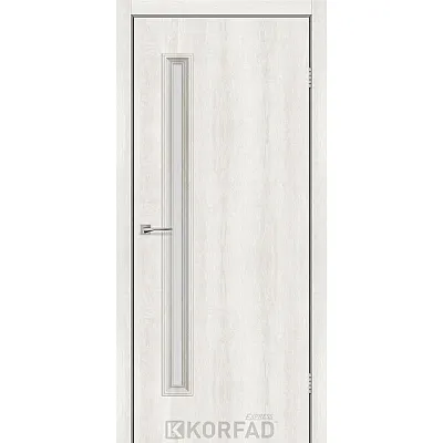 Межкомнатные Двери CORNER GLASS-01 Korfad Express ПВХ плёнка-0