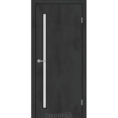 Межкомнатные Двери CORNER GLASS-03 Korfad Express ПВХ плёнка-0