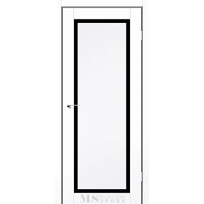 Межкомнатные Двери DALLAS BLK белый матовый MSDoors ПВХ плёнка-0