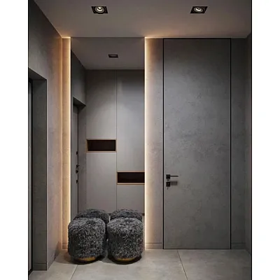 Міжкімнатні Двері RockWood Design до стелі Roof 1 Під фарбування-0