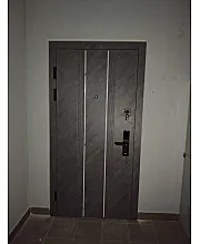 Вхідні Двері ТЕРМО ЕЛЕКТРО (квадро) Kale 590/гладка Зріз каменю/Білий матовий гладкий Булат