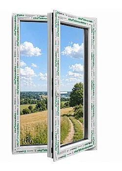 Металлопластиковое окно WDS 5S поворотное 1000 x 700 мм