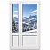 Металлопластиковые двери WDS 5S полуторные с поворотно-откидной створкой 1200 x 2200 мм-10-thumb