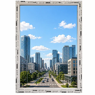 Металопластикове вікно Steko S500 глухе 1000 x 1200 мм-0