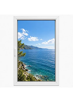 Металлопластиковое окно VEKA Proline поворотно-откидное 800 x 1200 мм