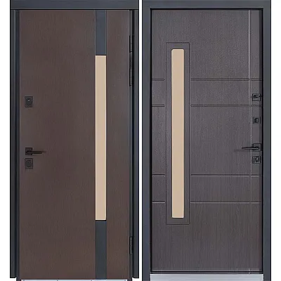 Входные Двери ТЕРМО HOUSE 705/431 Vinorit Булат-1