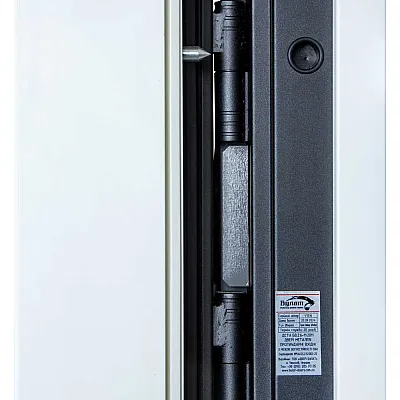 Входные Двери Термо Статус (квадро) Securemme 269/263 Хром/Белый матовый Булат-7