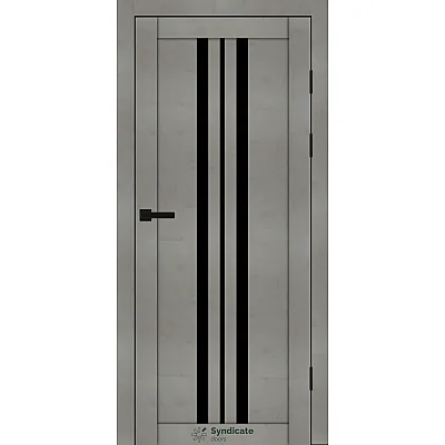 Міжкімнатні Двері SD-PVC-107 BLK Syndicate ПВХ плівка-5