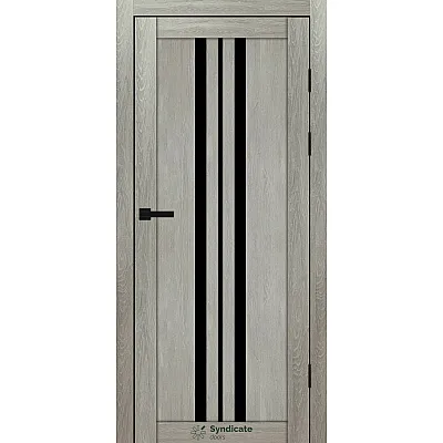 Міжкімнатні Двері SD-PVC-107 BLK Syndicate ПВХ плівка-0