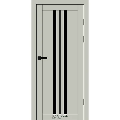 Міжкімнатні Двері SD-PVC-107 BLK Syndicate ПВХ плівка-12