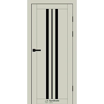 Міжкімнатні Двері SD-PVC-107 BLK Syndicate ПВХ плівка-13