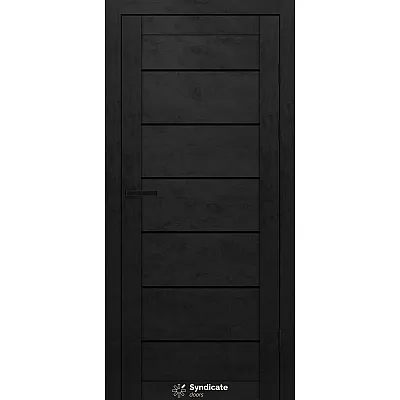 Межкомнатные Двери SD-PVC-108 BLK Syndicate ПВХ плёнка-3