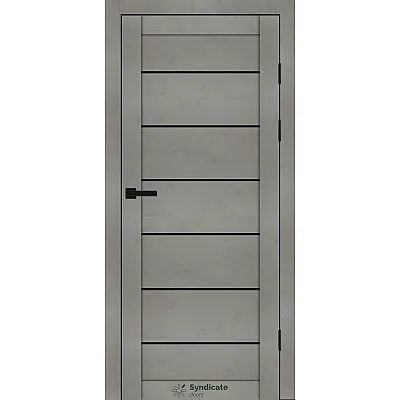 Межкомнатные Двери SD-PVC-108 BLK Syndicate ПВХ плёнка-0
